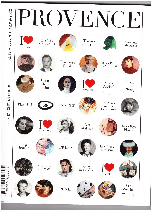 KASPAR, Tobias; FAJEMISIN, Olamiju; HOLLENSTEINER, Nina; PILEKJÆR, Philip (eds.) - PROVENCE Autumn/Winter 2019/2020